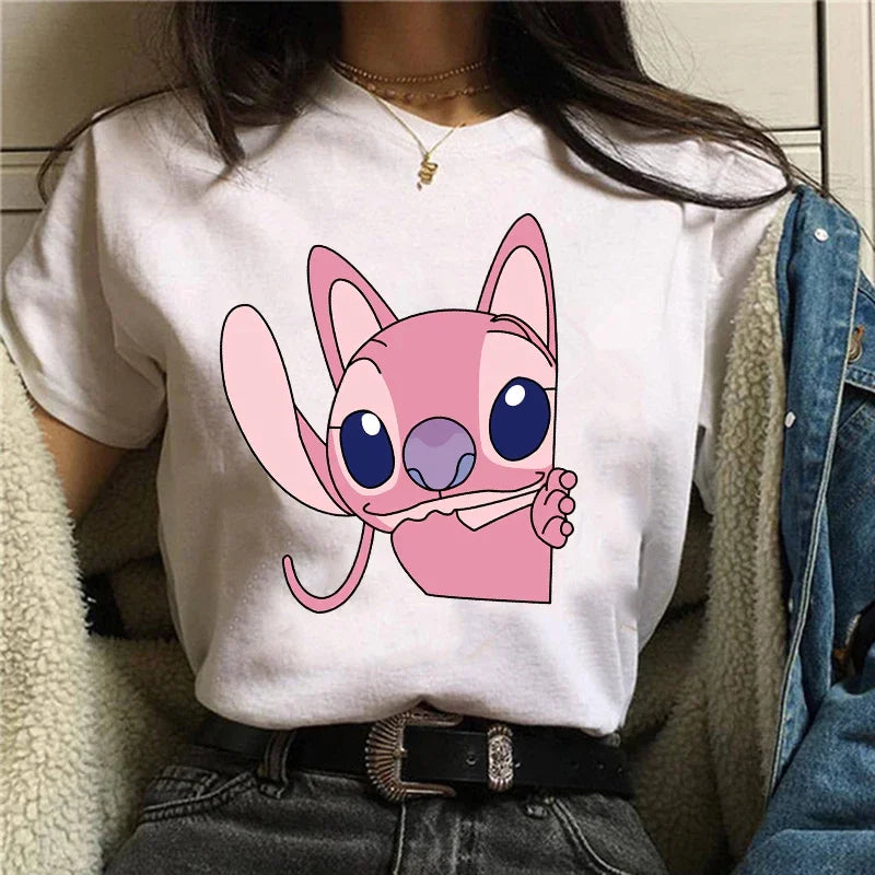 Camiseta Angel Disney - Feminina